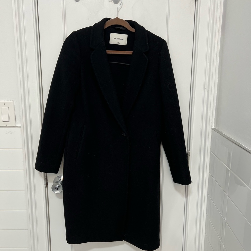 Aritzia Babaton Coat - Black - XS